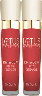 LOTUS MAKE - UP Divine Dew Herbal Sindoor Rosy Blush 8g(Pack of 2) Liquid