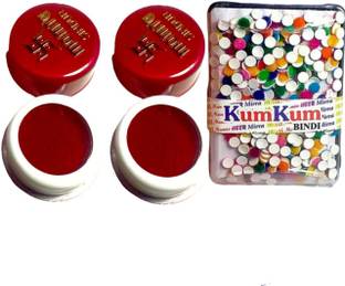 MAMTA Sindoor powder for married women maroon pack of 2 combo bindi Powder sindoor