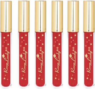 Roop Lady Herbal Liquid sindoor HD Matt Natural Waterproof pack of 6 Sindoor