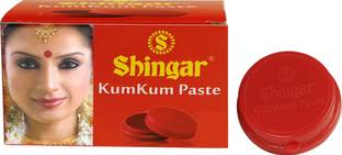 SHINGAR Kumkum Paste Non Toxic And Safe For All Skin Types For Women - Pack Of 12 Kumkum Paste