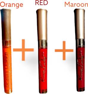 MAMTA RED MAROON ORANGE LIQUID SINDOOR PACK OF 3 COMBO 15ML EACH TUBE LIQUID SINDOOR