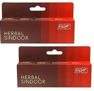 JOVEES Red Herbal Sindoor (Pack of 2) Sindoor