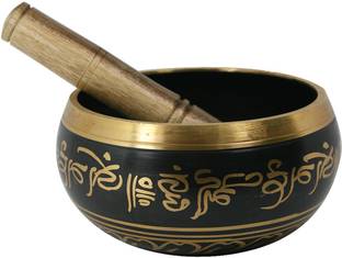REIKI CRYSTAL PRODUCTS Tibetan Meditation Singing Bowl for Meditation & Music Therapy 8.8 cm (3.5 inch) Singing Bowl