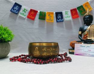 The Healing Store Tibetan Singing Bowl Set Meditation Sound Bowl Yoga, Chakra Healing, MindfulnesS Singing Bowl