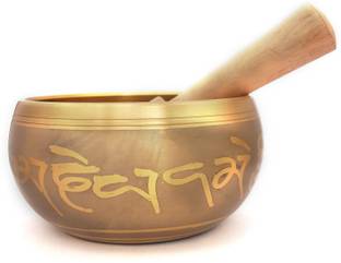 Uv Creation Tibetan Singing Bowl 3.5 Inch Meditation Bowl With Gautam Buddha Design Inside Singing Bowl