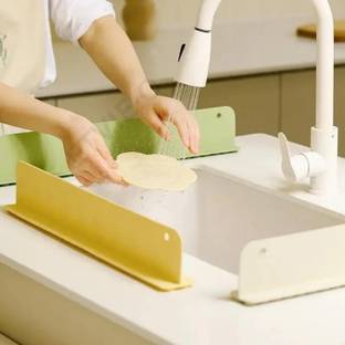 Bitline Kitchen Water Baffle Plate Splash Guard | Anti-Splatter Board Sink Sponge Holder