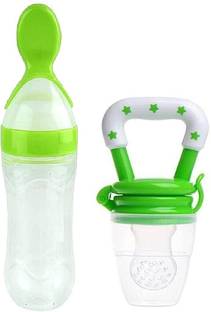 Chote Janab baby food feeder for semi solid food and rattle for citrus fruits