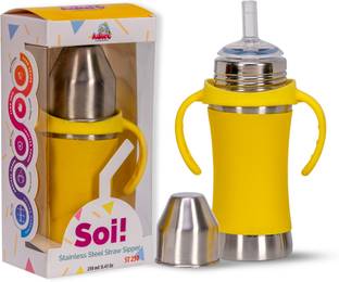 Adore Soi! The Wideneck Silicon Straw with stainless steel sipper with Sleeve