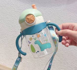 LittleLight Eco-friendly Little Baby Sipper/ Sippy Cup, Anti-Spill Soft Silicone Straw-300ml