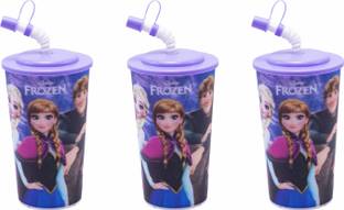 SKI Homeware 3D Big Glass with Straw & Lid