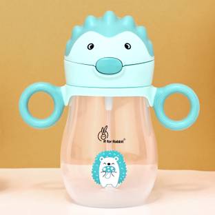R for Rabbit Spikey Baby Straw Sipper Bottle 320 ML | Anti Spill Sippy Cup With Gravity Ball