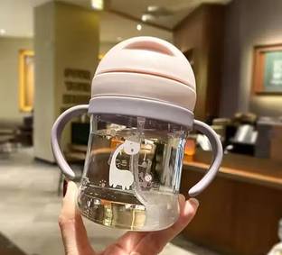 NEWKIDSCARE Baby Sipper Water Cup with Handles, Straw