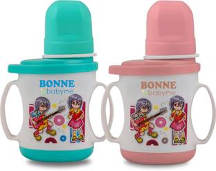 Babyme 2 In 1 Sippy Cup With LSR Nipple for Baby, 100% BPA Free