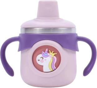 THE LITTLE BUNNY HOP IN STYLE Stainless Steel Insulated Hot & Cold Baby Sipper Bottle with Handle, BPA Free