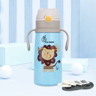 R for Rabbit Steebo Safari SS Sipper Water Bottle | Leak-Proof With Food-grade silicone straw