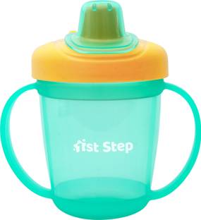 1st Step BPA Free Anti-Spill Hard Spout Baby Sipper Cup with Twin Handle & Cover - 250ml