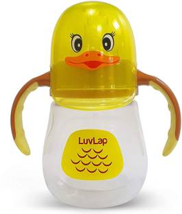 LuvLap Naughty Duck Spout Sipper Soft Silicone Spout BPA Free, 6m+ (Yellow)