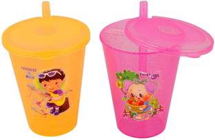 COVILTA Kids Plastic Sipper Cup with Lid - 2
