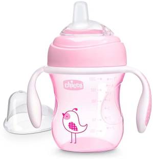 Chicco Ergonomic Silicone Spout Transition Cup,4M+