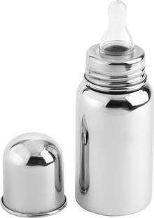 Classico Steel Feeding Bottle for Milk and Baby Drink - 250 ml
