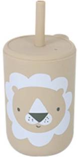 GUCHIGU Baby silicon sipper cup with straw training system, 100% BPA free Sippy cup