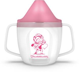Buddsbuddy BPA Free Two Handle Trendy Baby Training Sipper Cup (12m+) BB7216 - 150 ml
