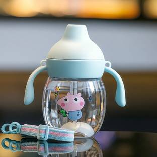 Magic Pebbles Little Baby Sipper/Sippy Cup, Anti-Spill Soft Silicone Spout, 6m+