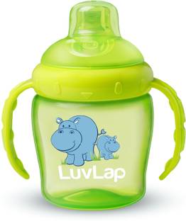 LuvLap Hippo Spout Sipper for Infant/Toddler, 225ml,