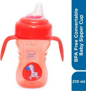 MeeMee Baby Sipper cup BPA free convirtable for toddler kid , soft spout straw mug