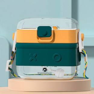 StarAndDaisy Baby Sipper/ Sippy Cup 350ml, Anti Spill Sippy Cup with Soft Silicone Straw, 6m+