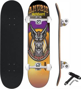 Jaspo Try-Out Practice Indian Maple Double Kick Concave Design (Egyptian GOD) 31 inch x 8 inch Skateboard