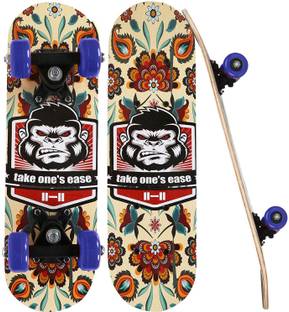 Strauss Kids (Chimps) | Ideal For Boys & Girls | 5 inch x 17 inch Skateboard