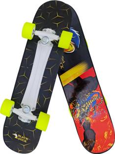 Jaspo Black Duck Fibre (26" X 6.5") Fully Assembled Skateboard (Suitable for All Age Group) - ANGREY GOOSE 26.5 inch x 6.5 inch Skateboard