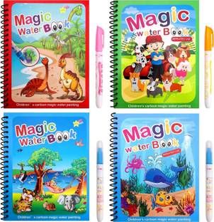 Amyra International Reusable Magic Water Drawing Book, Coloring Book Drawing Board Toys For Kids Sketch Pad
