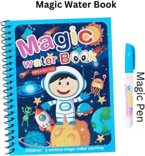 Hm Enterprises Colourful Magic Water Book Sketch Pad