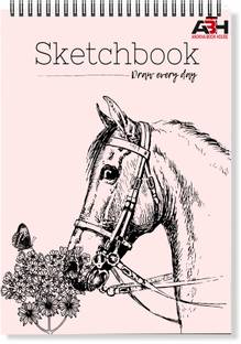 anokhabookhouse sketchbook for drawing ,artist sketchbook size A4 (skethbook_ak1) Sketch Pad