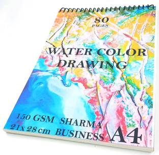 PerDay Artists Spiral Bound Sketch Book A4 Size For Painting Water Color Drawing Sketch Pad