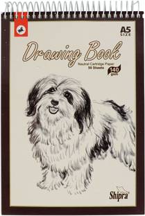 Shipra SS292 Size-A5 (Top Cover May Vary) Sketch Pad