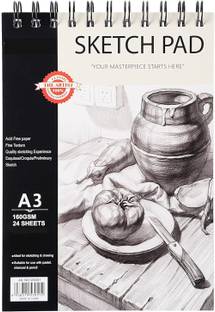 53 Arts Worison A3 Size Sketch Book 24 Sheets Spiral Bound Art Sketchbook Sketch Pad