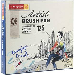 Camlin Artist Brush Nib Sketch Pen