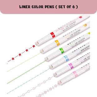 Extraposh LINER COLOR PENS PATTERN PENS Nib Sketch Pen