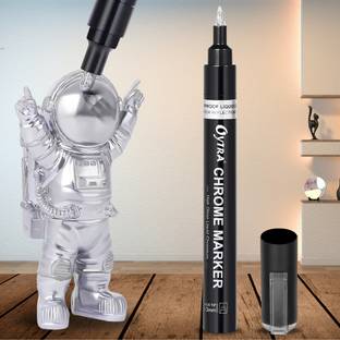OYTRA 1 Liquid Mirror Chrome Marker 1mm Tip Paint Markers for on Any Surface DIY Nib Sketch Pens