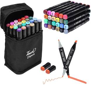 Like it Drawing Markers Fine and Chisel Tip Maker Set of24