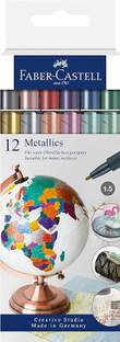 FABER-CASTELL Metallic Marker 1.5 mm Nib Sketch Pens