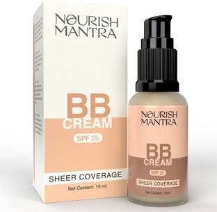 Nourish Mantra BB Cream with SPF 25 for Long-lasting, Even Coverage with SPF