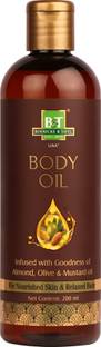Boericke & Tafel Body Oil - Goodness of Almond, Olive & Mustard oil for radiant skin