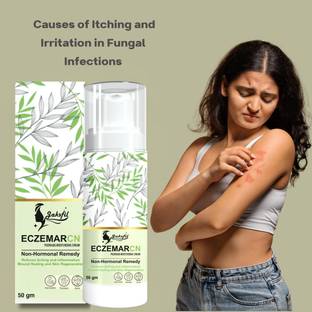 Jaksfil Eczemaron Fungal Cream For Men & Women Ayurvedic ItchCoat Anti fungal Malam for Ringworm itching Eczema cream 50GM (PACK - 1)