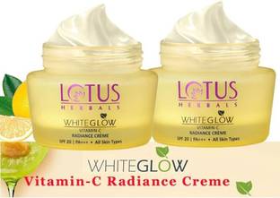 LOTUS HERBALS WhiteGlow Vitamin-C Radiance Creme ( Pack of 2 ) ( 35gm 2 )