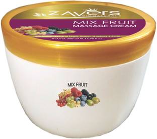 Zavers Mix Fruit Massage Cream For Relaxation & Skin Hydration