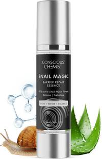 Conscious Chemist Snail Mucin Serum | Essence with 97% Active Filtrate | Hydrates & Repairs Skin